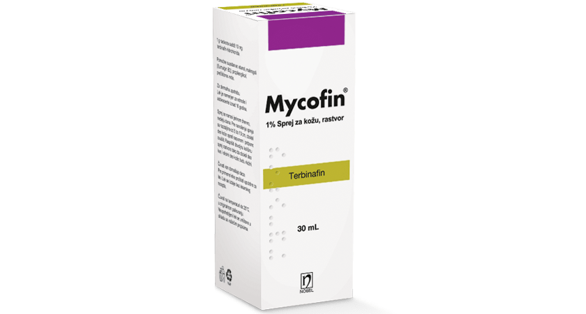 Mycofin 1% 30ml Sprej za kožu, Rastvor