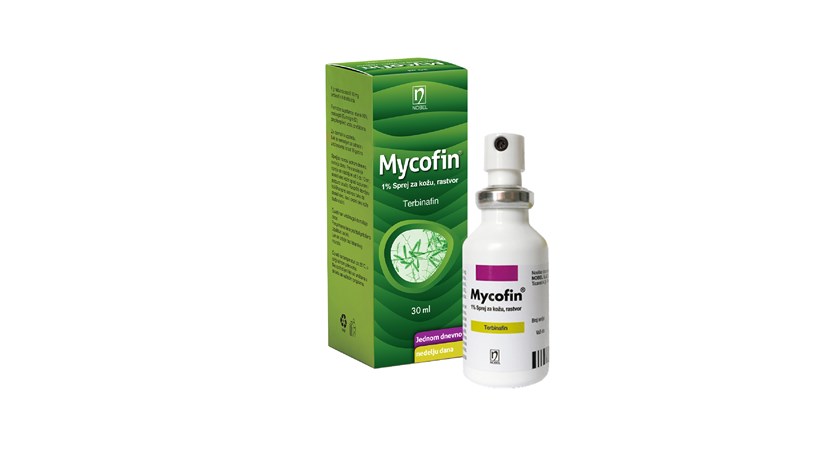 Mycofin 1% 30ml Sprej za kožu, Rastvor