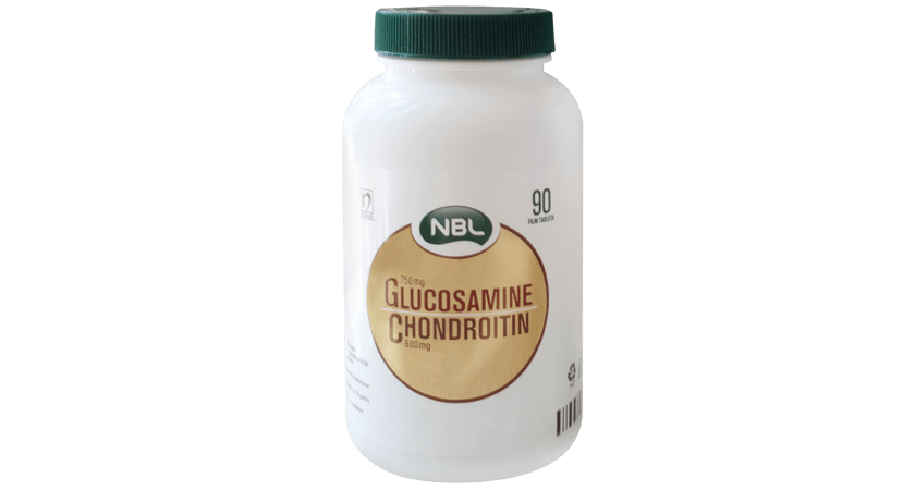 NBL GLUCOSAMINE CHONDROITIN 750mg+600mg 90 Film tableta