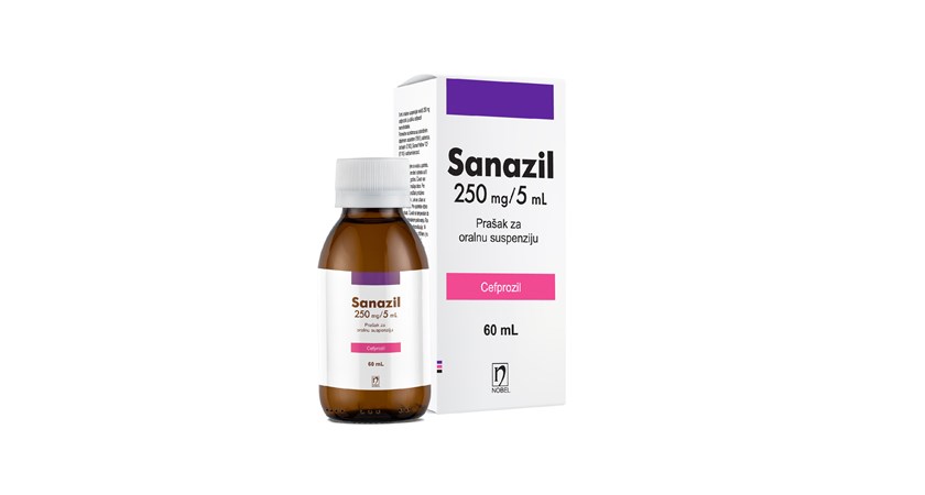 Sanazil 250mg/5mL prašak za oralnu suspenziju 60mL